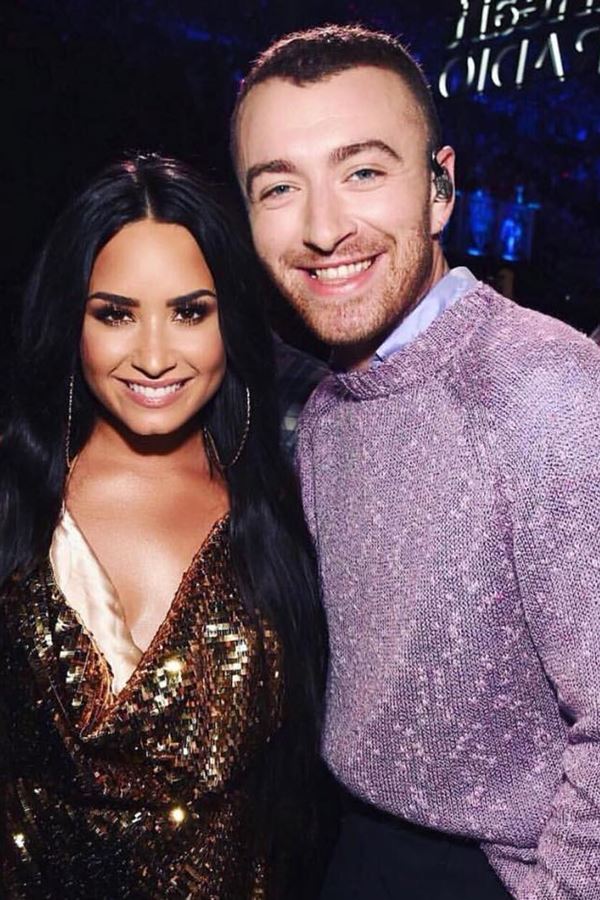 Sam Smith e Demi Lovato (finalmente) juntos Sam Smith e Demi Lovato (finalmente) juntos