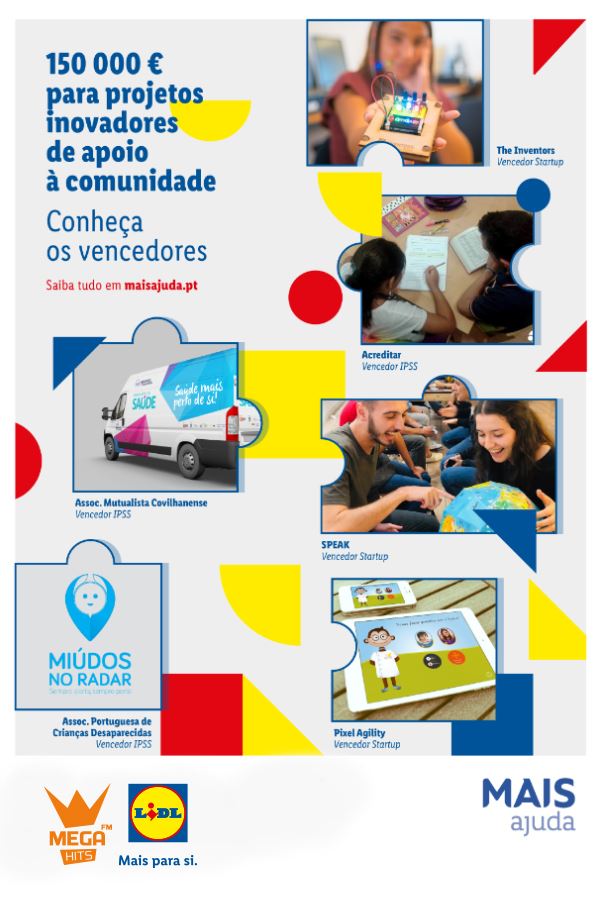 Conhece os projetos vencedores! Conhece os projetos vencedores!
