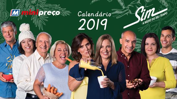 Calendário Rádio Sim 2019_topo Calendário Rádio Sim 2019_topo