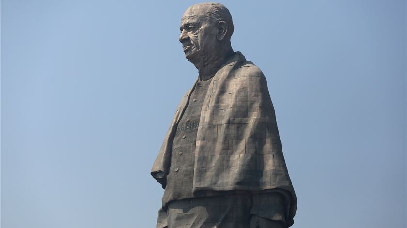 A maior estátua do mundo fica na Índia