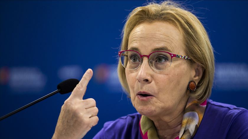 Graça Freitas na conferência de imprensa sobre a pandemia (02/09/2020) Foto: José Sena Goulão/Lusa