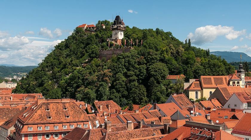 A cidade de Graz, na Áustria. Foto: Ralf Roletschek/(Wikimedia)
