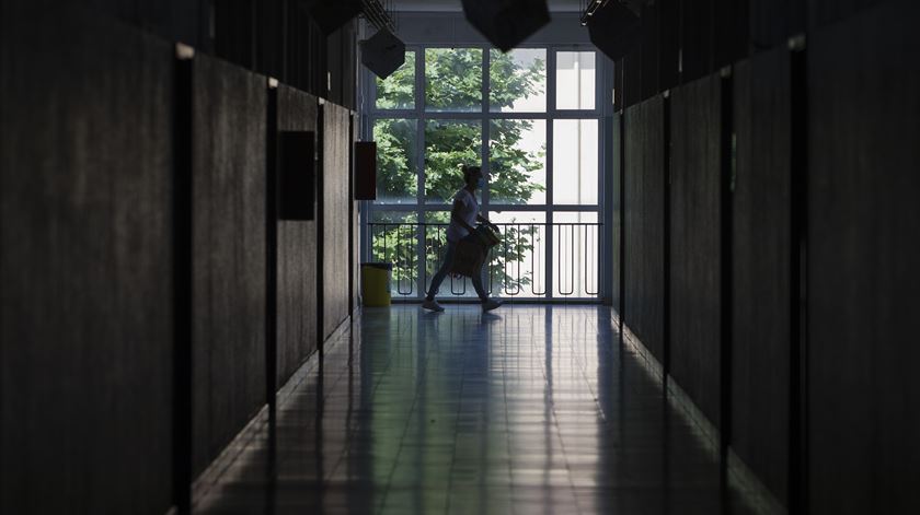 aulas - alunos - escola Secundária Dr Serafim Leite - São João da Madeira - ranking das escolas Foto: José Coelho/Lusa