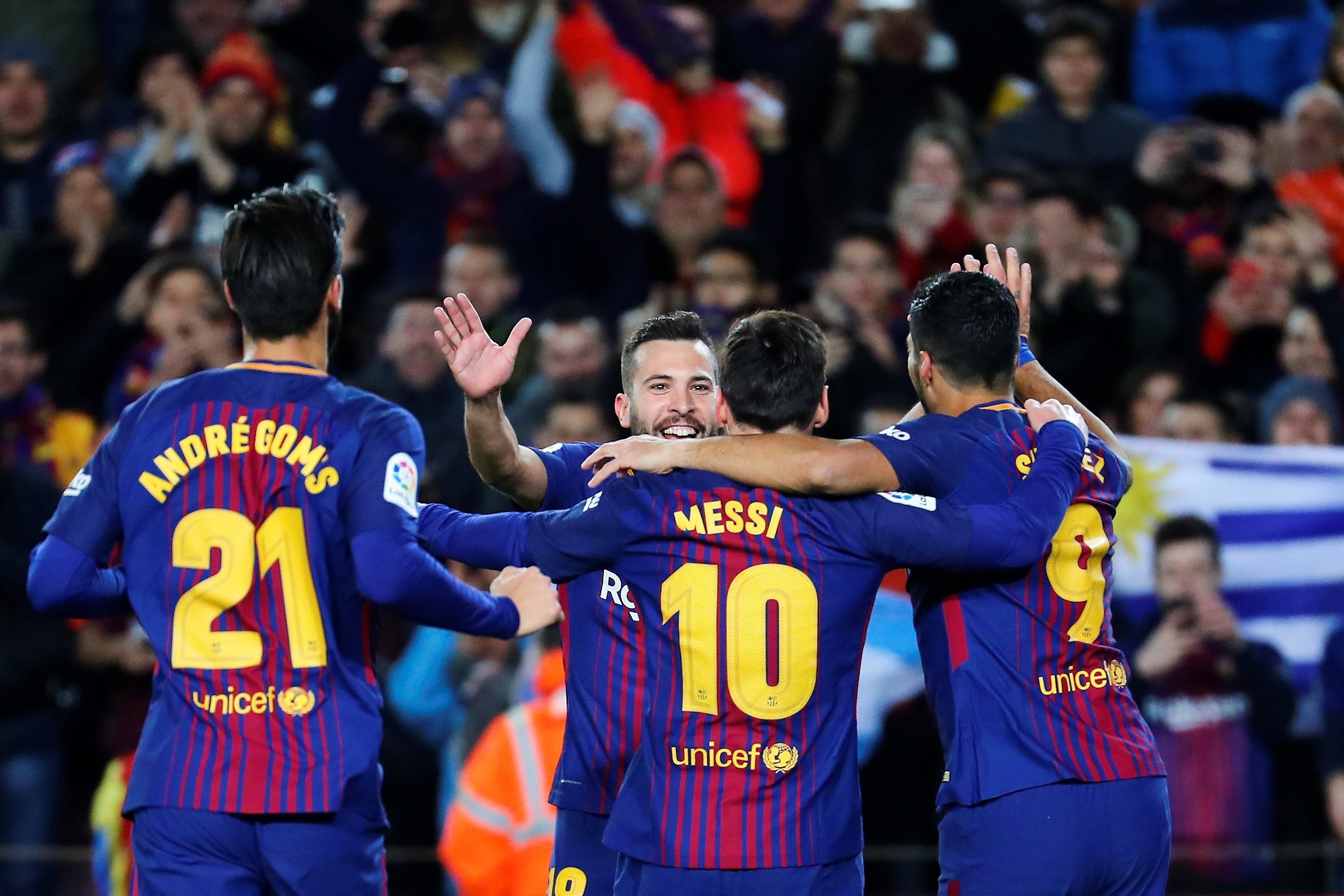 Goleada dos catalães com