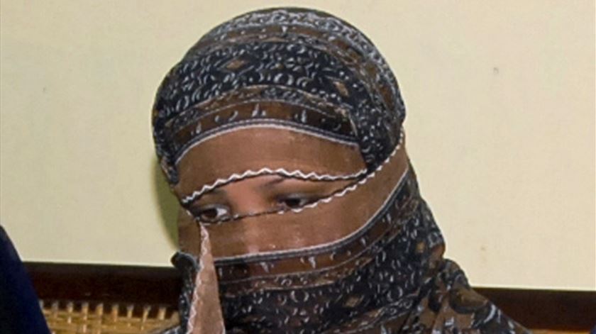 Asia Bibi, absolvida do crime de blasfémia pelo qual chegou a ser condenada à morte no Paquistão. Foto: DR