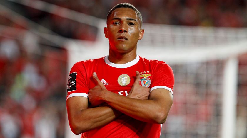 Carlos Vinícius foi o melhor marcador do campeonato. Foto: SL Benfica