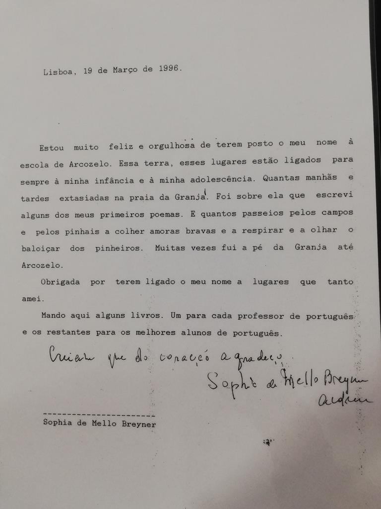 E A Nossa Patrona A Escola Sophia De Mello Breyner Que Faz Jus Ao Nome Renascenca