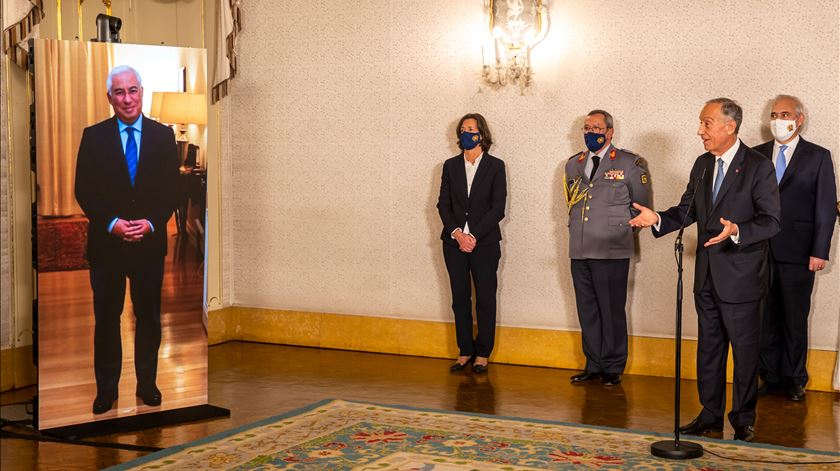 António Costa participa na cerimónia de Boas Festas virtualmente e em tamanho real