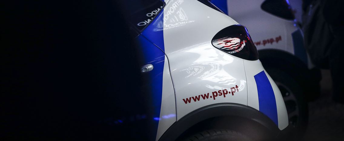 Entrega de novas viaturas à PSP - polícia Foto: Rodrigo Antunes/Lusa