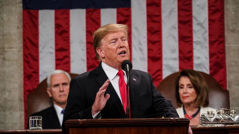 ​Trump não procurou consensos com democratas no discurso do Estado da União