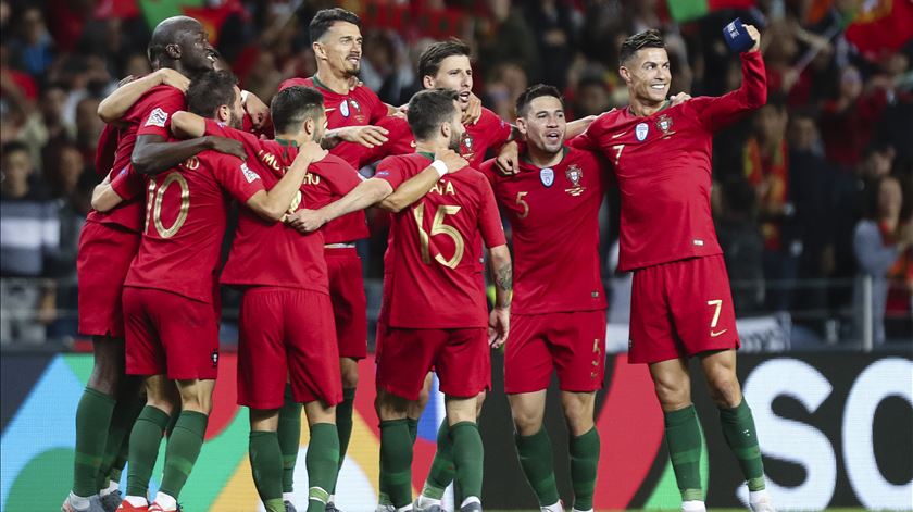 portugal seleção selecao portuguesa nacional na final da liga das nações nacoes Foto: Rui Farinha/Lusa
