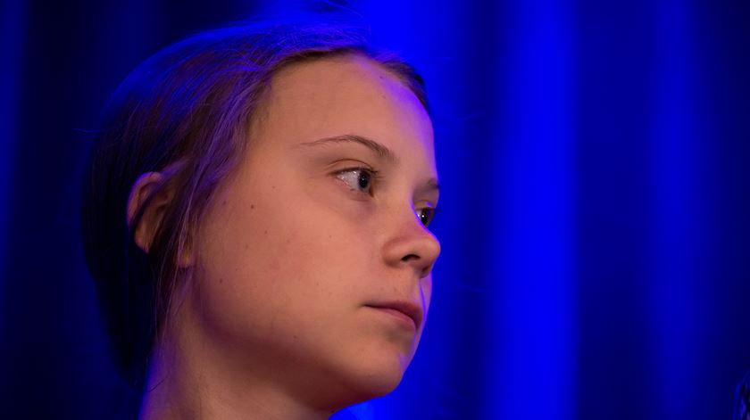 Greta Thunberg, ativista plo clima. Foto: Michael Nagle/ EPA