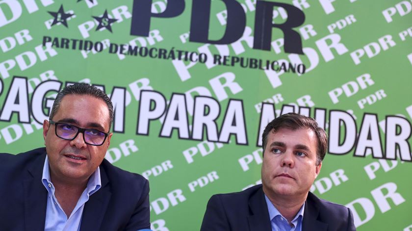 Pedro Pardal Henriques e Bruno Fialho do PDR Foto: António Cotrim/Lusa
