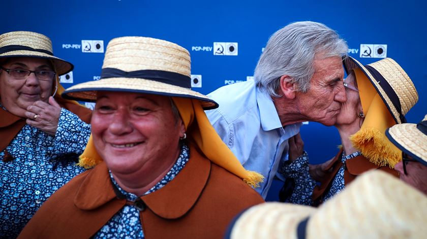 Jerónimo de Sousa em Moura Foto: Nuno Veiga/Lusa