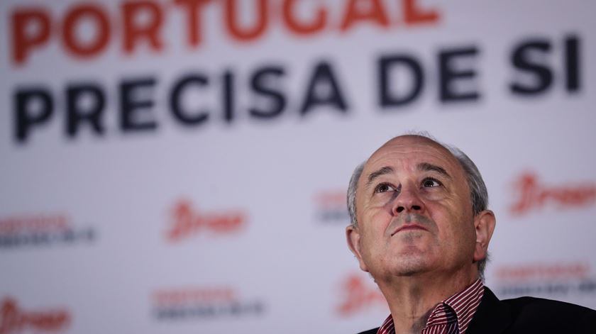 Rui Rio durante o "Talk" com a população na Guarda Foto: Tiago Petinga/Lusa