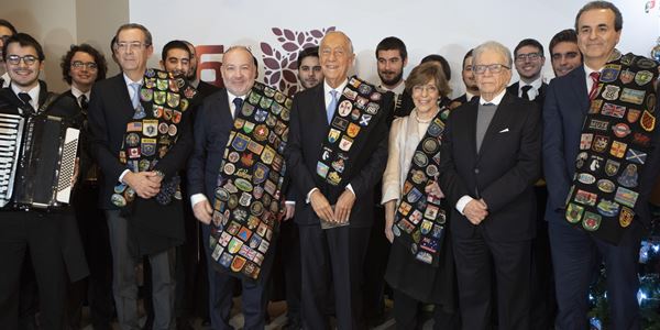 Marcelo na reunião das Academias Nacionais de Medicina de Portugal e do Brasil Foto: Ricardo Castelo/Lusa