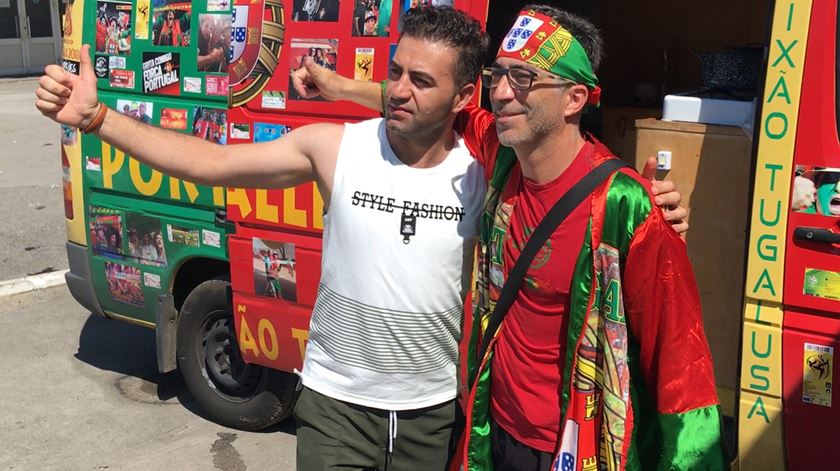 A autocaravana portuguesa que não falha um jogo