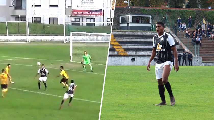 Golo de Élder da Sanjoanense corre o mundo