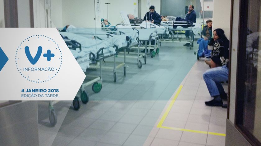 Gripe: 80 doentes internados em macas no Santa Maria