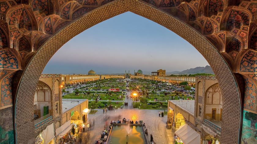 A cidade de Isfahan, no Irão. Foto: Dolphinphoto/Wikipedia