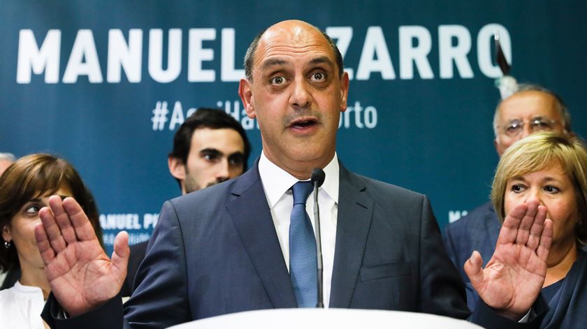 No Porto, Manuel Pizarro, do PS, ficou em segundo lugar. Foto: João Relvas/Lusa