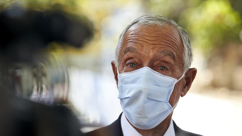 Marcelo Rebelo de Sousa, Presidente da República, visita as termas nas Caldas de Monchique. (30/08/2020). Foto: Filipe Farinha/Lusa