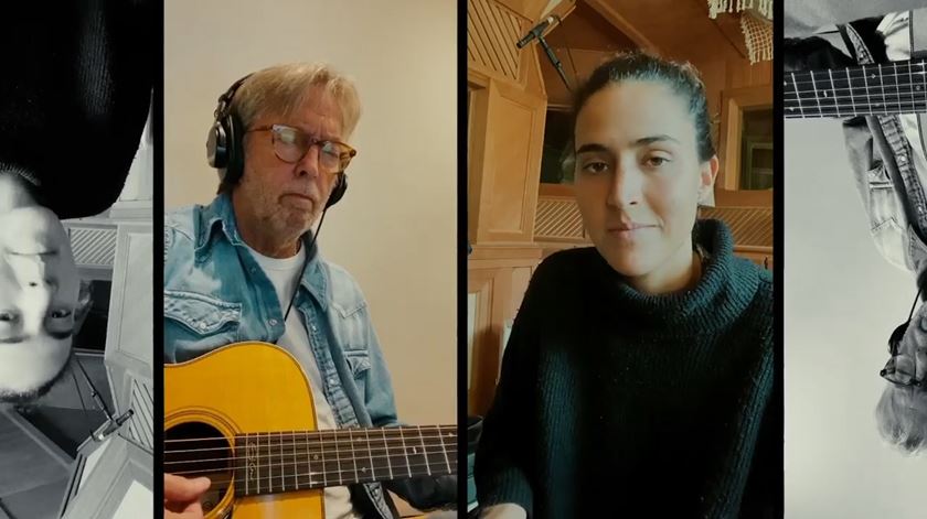 Portuguesa MARO cantou com Eric Clapton na quarentena. “Chorei quando recebi o vídeo dele”
