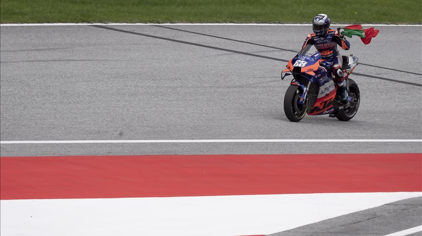 Miguel Oliveira vence grande prémio de Estíria na Áustria agosto 2020 Foto: Christian Bruna/EPA