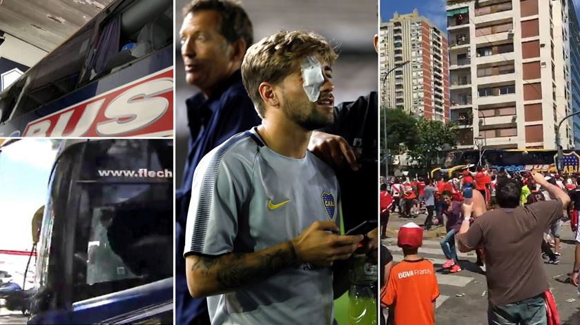 Final da Libertadores adiada após ataque ao autocarro do Boca Juniors