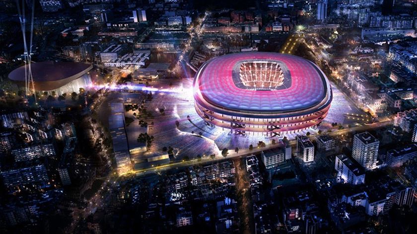 Barcelona revela como vai ficar o Camp Nou em 2023