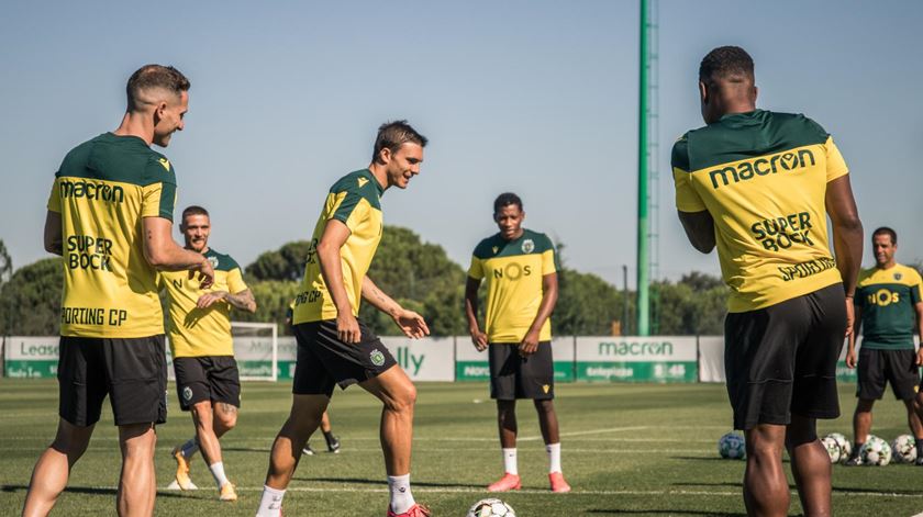 Palhinha treino Sporting Foto: Sporting