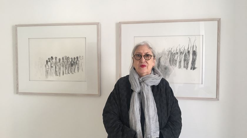 Pintora Graça Morais. “Não sou piegas, luto para me ultrapassar e trazer para a tela o melhor que sei fazer”