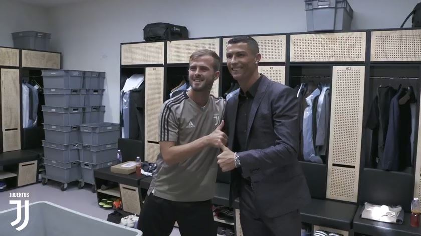 Ronaldo já canta pela Juve
