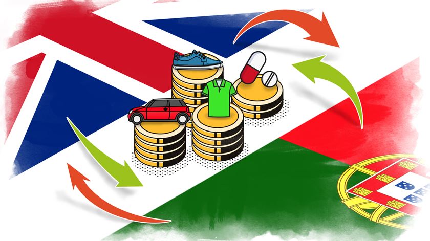 As exportações portuguesas podem cair até 26% para o Reino Unido. Imagem: Rodrigo Machado/RR