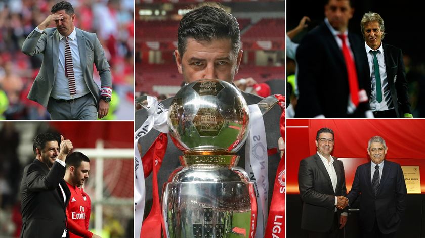 Os títulos, as "novelas" e um penta que não o foi. Os anos de Rui Vitória no Benfica