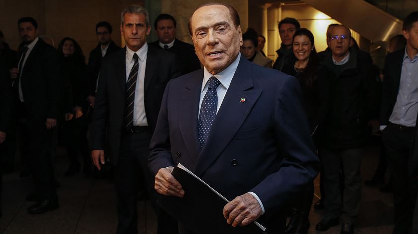 Silvio Berlusconi (01/03/18) Foto: Fabio Frustaci/EPA