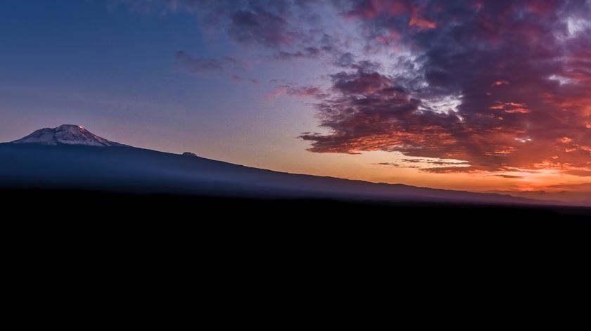Vista sobre o monte Kilimanjaro, na Tanzânia. Foto: Bianca Joester