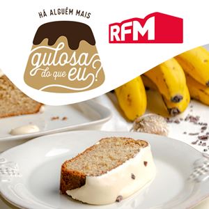 HÁ ALGUÉM MAIS GULOSA DO QUE EU? - BOLO DE BANANA E IOGURTE COM CREME DE DOCE DE LEITE