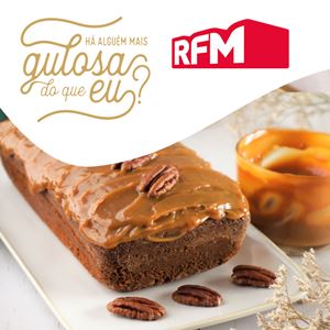 Bolo de Noz Pecan e Doce de Leite