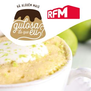 Bolo de Lima e Iogurte (na caneca), receita do livro Doce e (Mais) Saudável