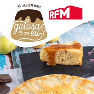 Bolo de Pera e Chocolate com Doce de Leite