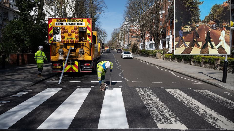 Passadeira Abbey Road não esca...