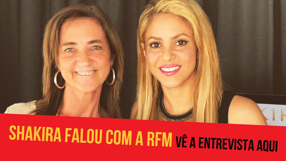 Shakira falou com a Teresa Lage