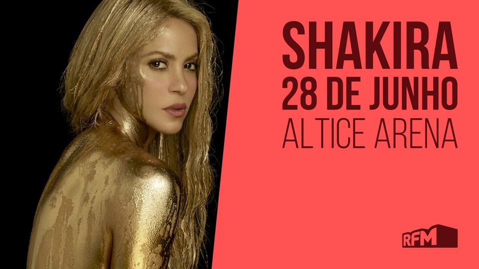 Shakira marca novo concerto em...