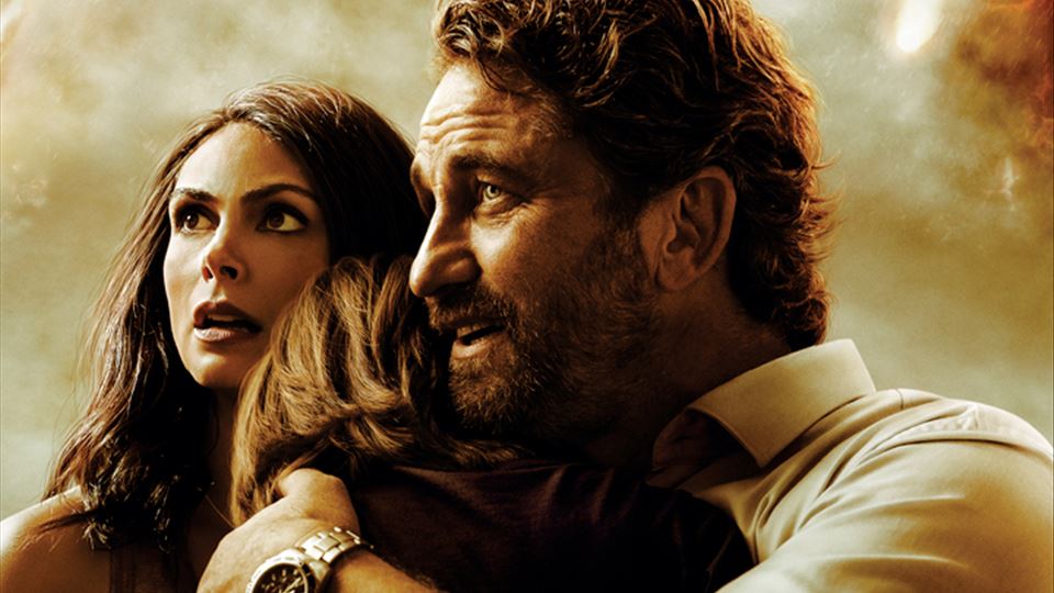 Gerard Butler e Morena Baccarin no Wi-Fi da RFM