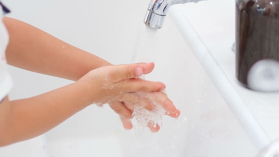 Vídeo que ensina a lavar as mã...