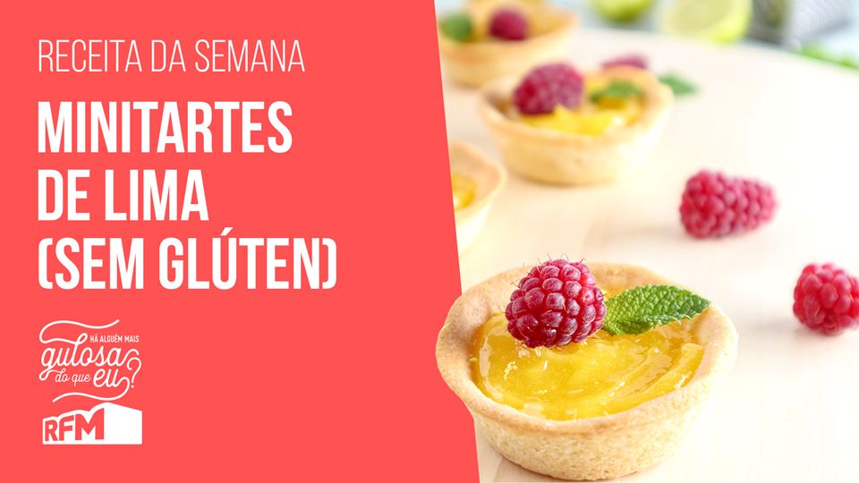 Minitartes de Lima (sem glúten)