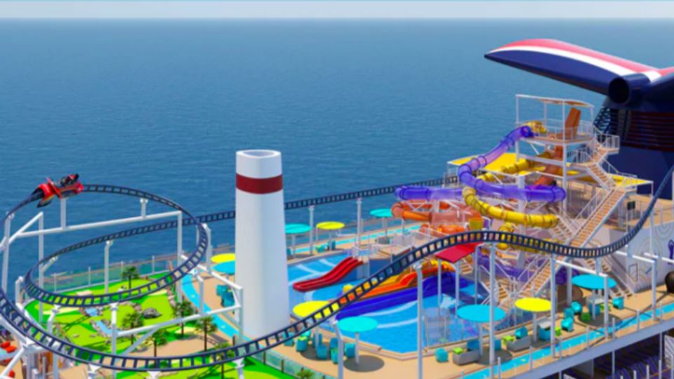 Esta é a primeira montanha rus...