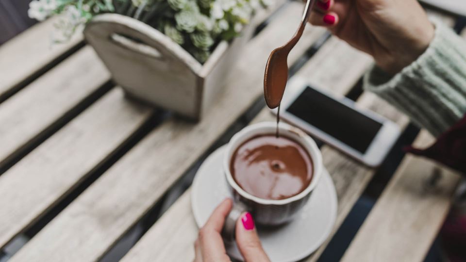 Sabias que beber chocolate que...