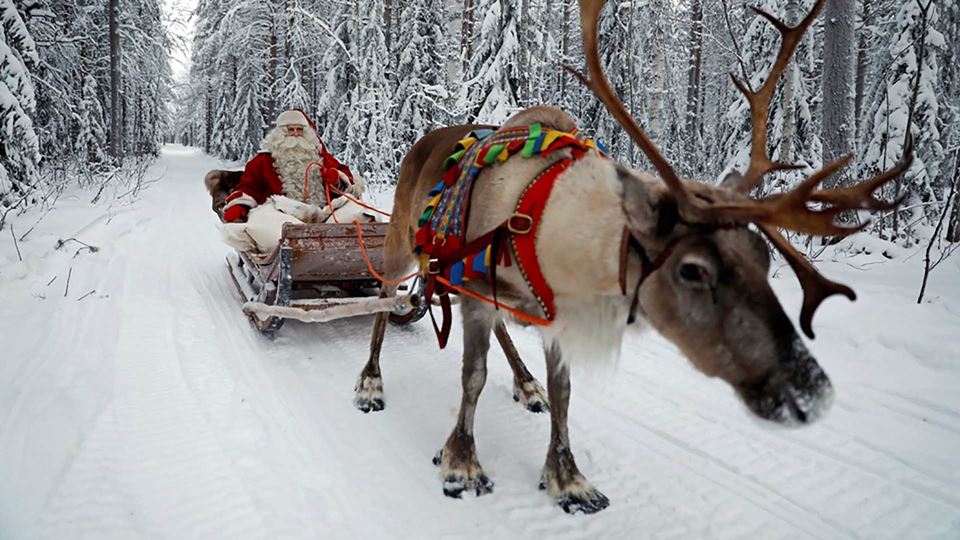 Na Lapónia, a terra do Pai Nat...